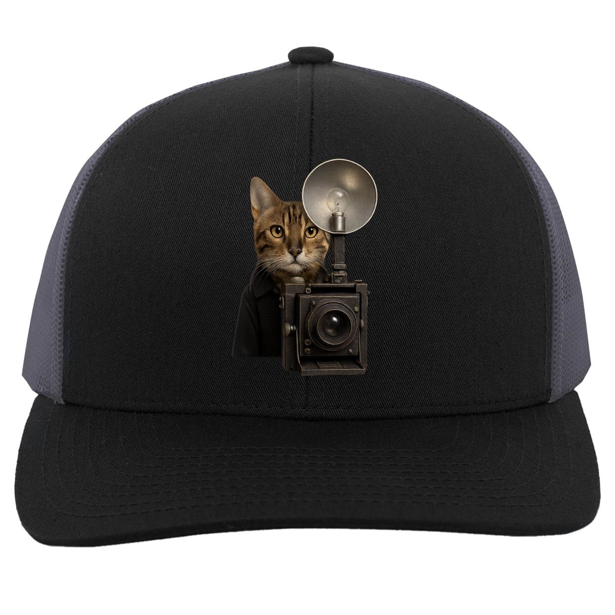 104C Trucker Snap Back - Black/Graphite
