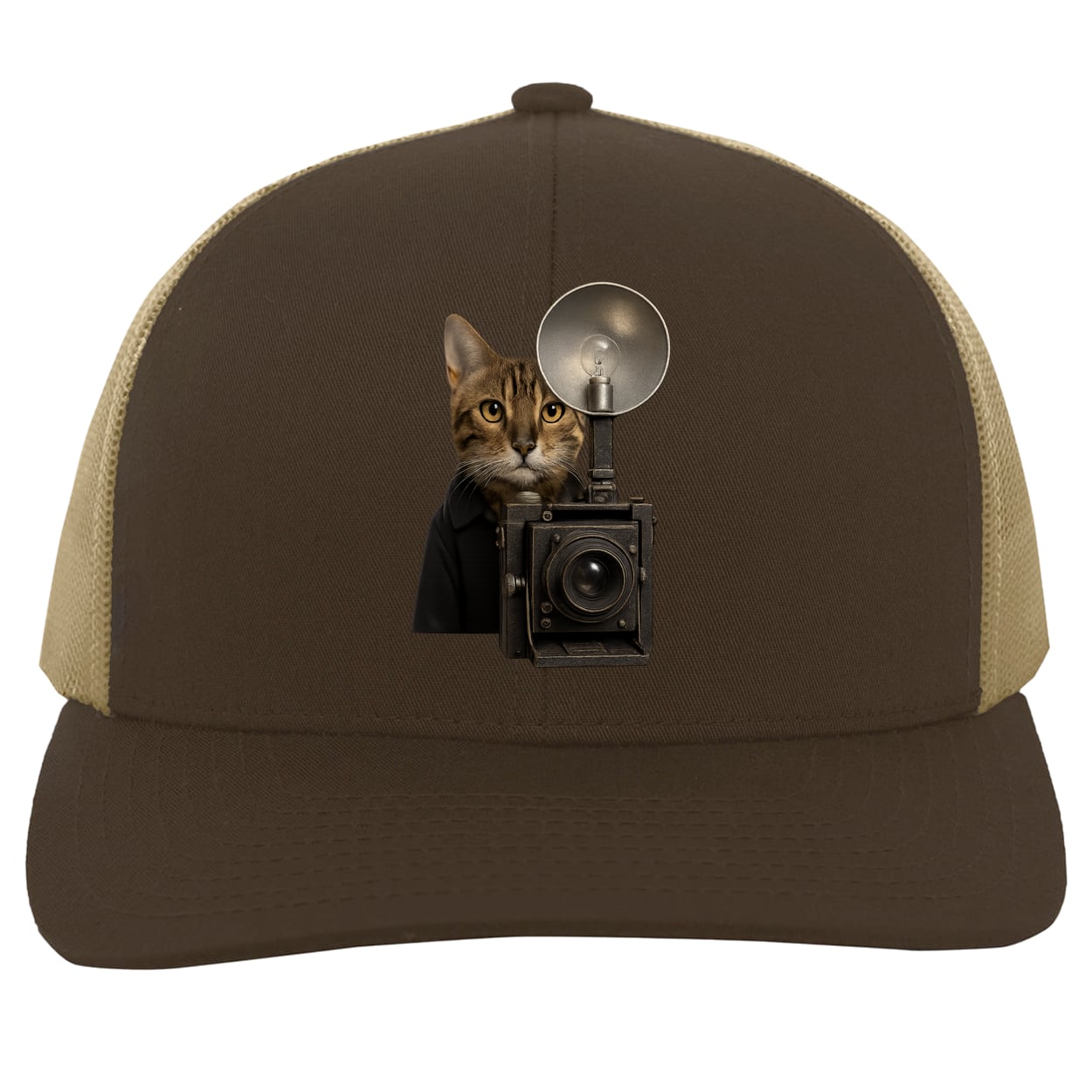 104C Trucker Snap Back - Brown/Khaki