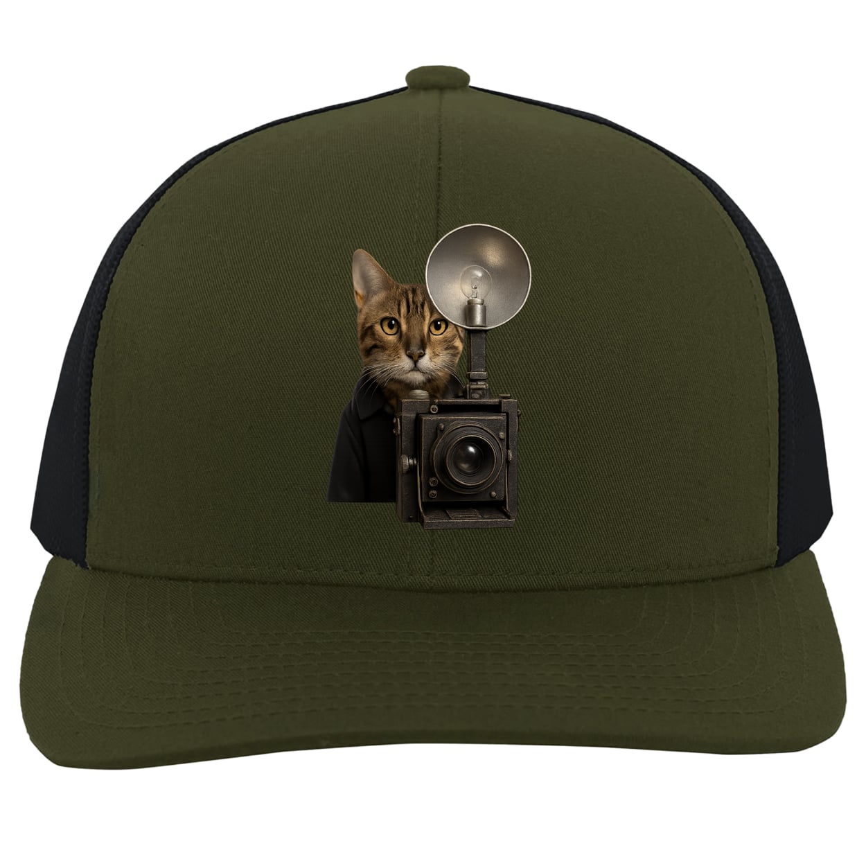 104C Trucker Snap Back - Moss/Charcoal