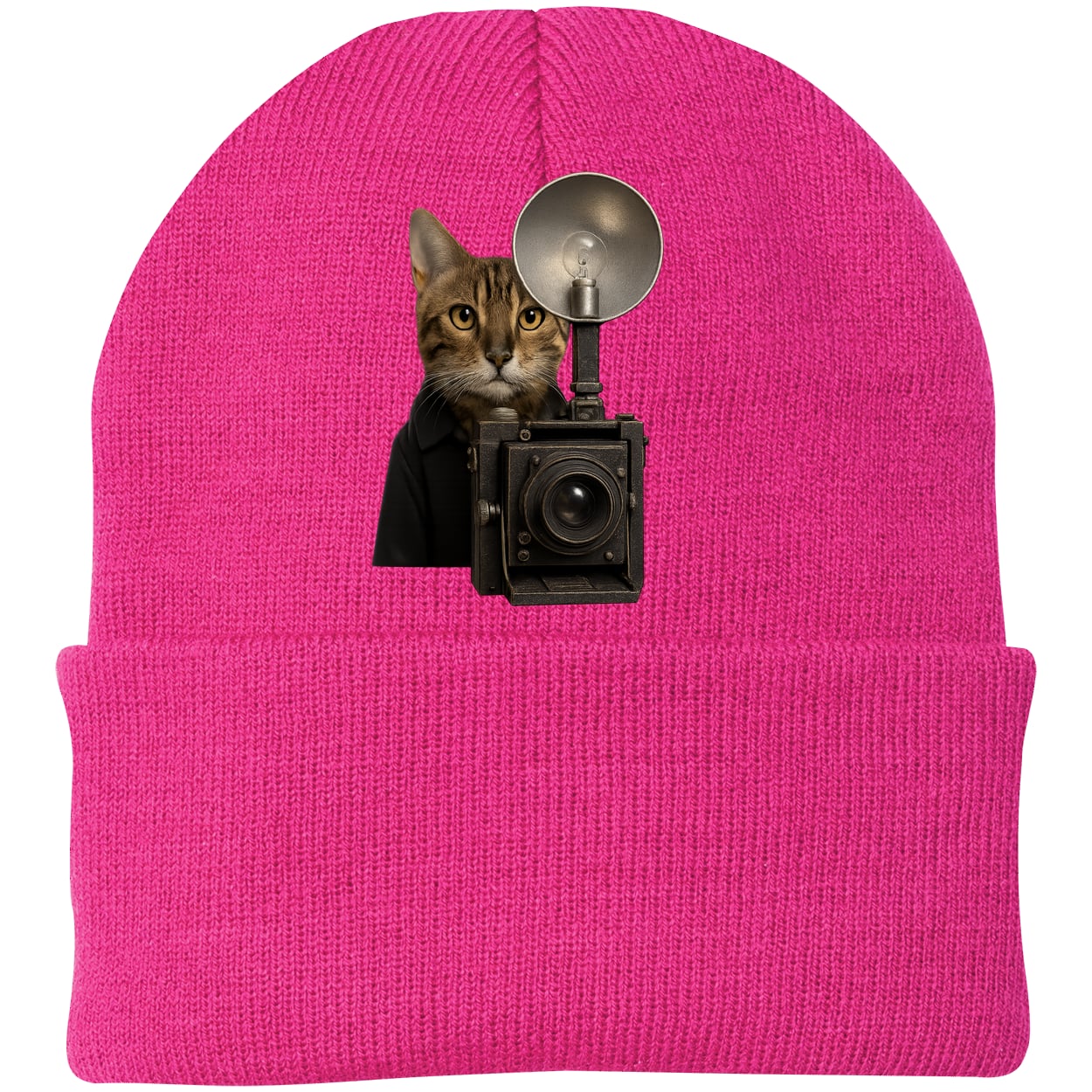 CP90 Port & Company Knit Beanie - Neon Pink