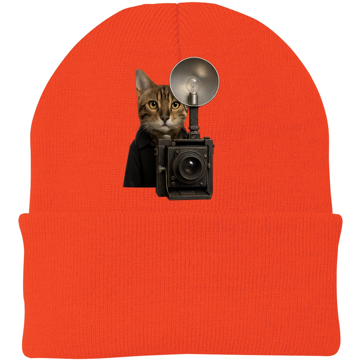 CP90 Port & Company Knit Beanie - Athletic Orange