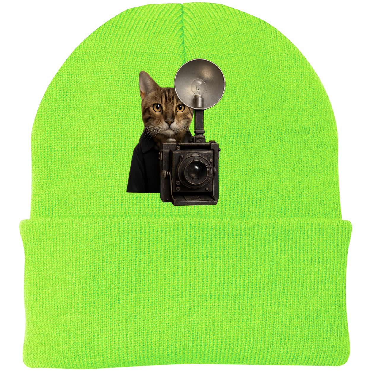 CP90 Port & Company Knit Beanie - Neon Green