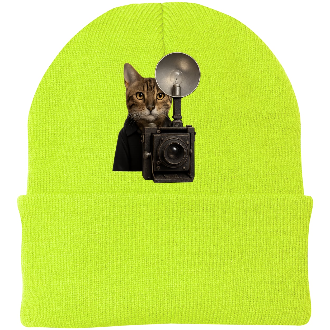 CP90 Port & Company Knit Beanie - Neon Yellow