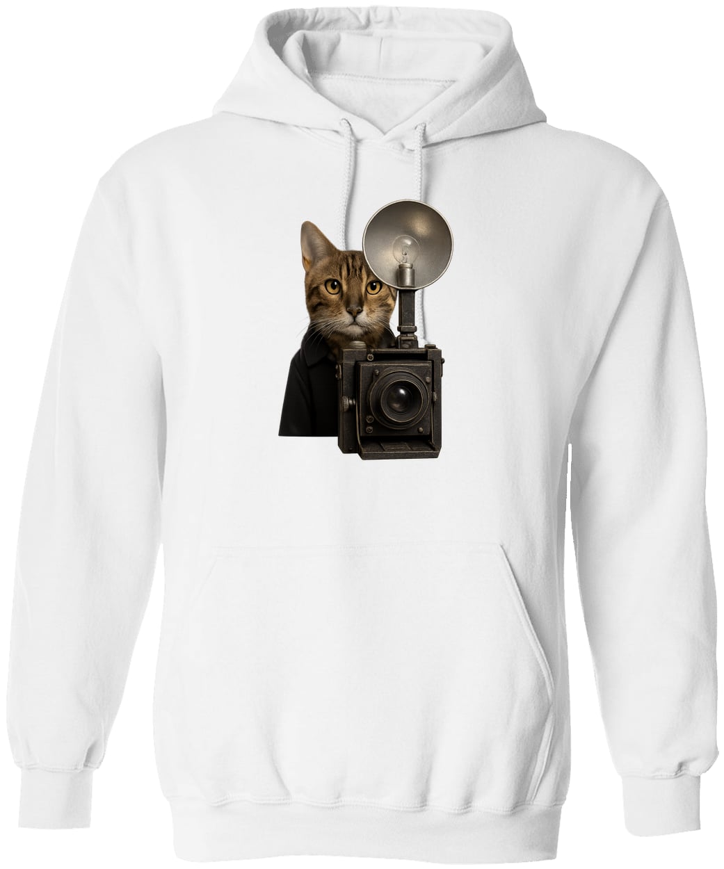 G185 Gildan Pullover Hoodie - White
