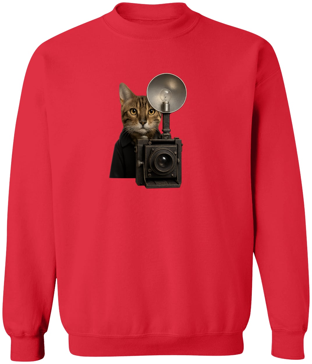 G180 Gildan Crewneck Pullover Sweatshirt - Red