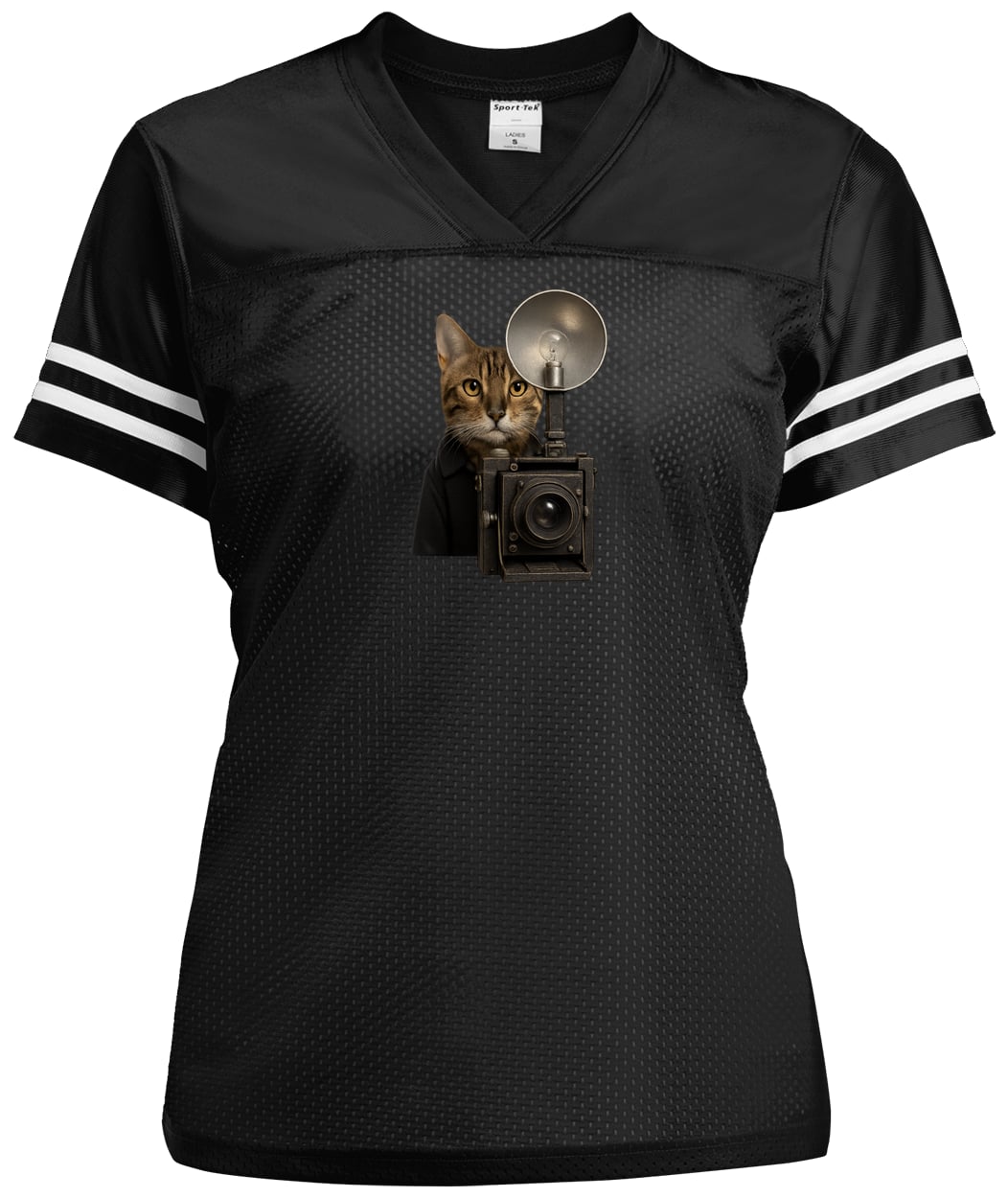 LST307 Sport-Tek Ladies' Replica Jersey - Black/White