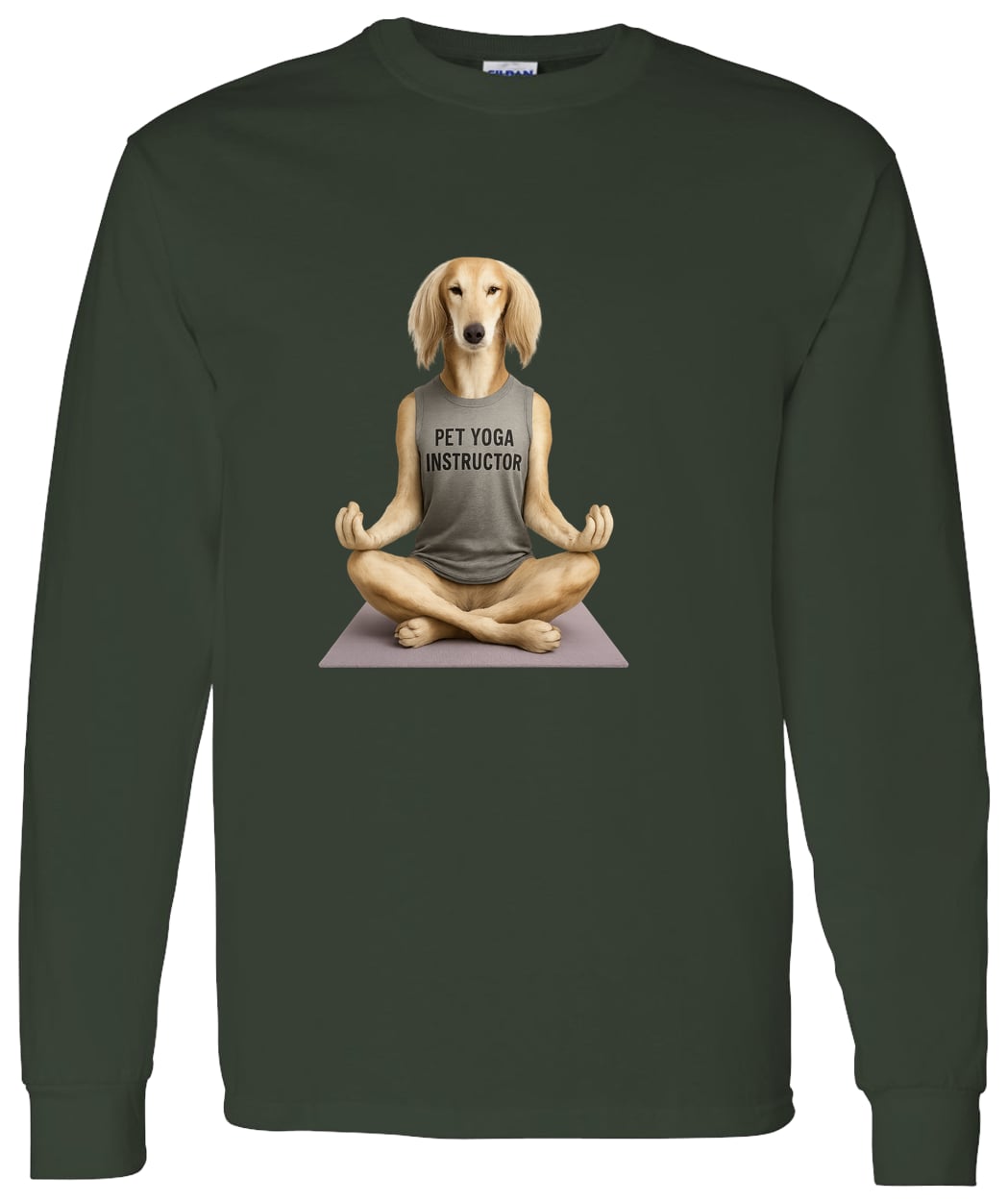 G540 LS T-Shirt 5.3 oz. - Forest Green