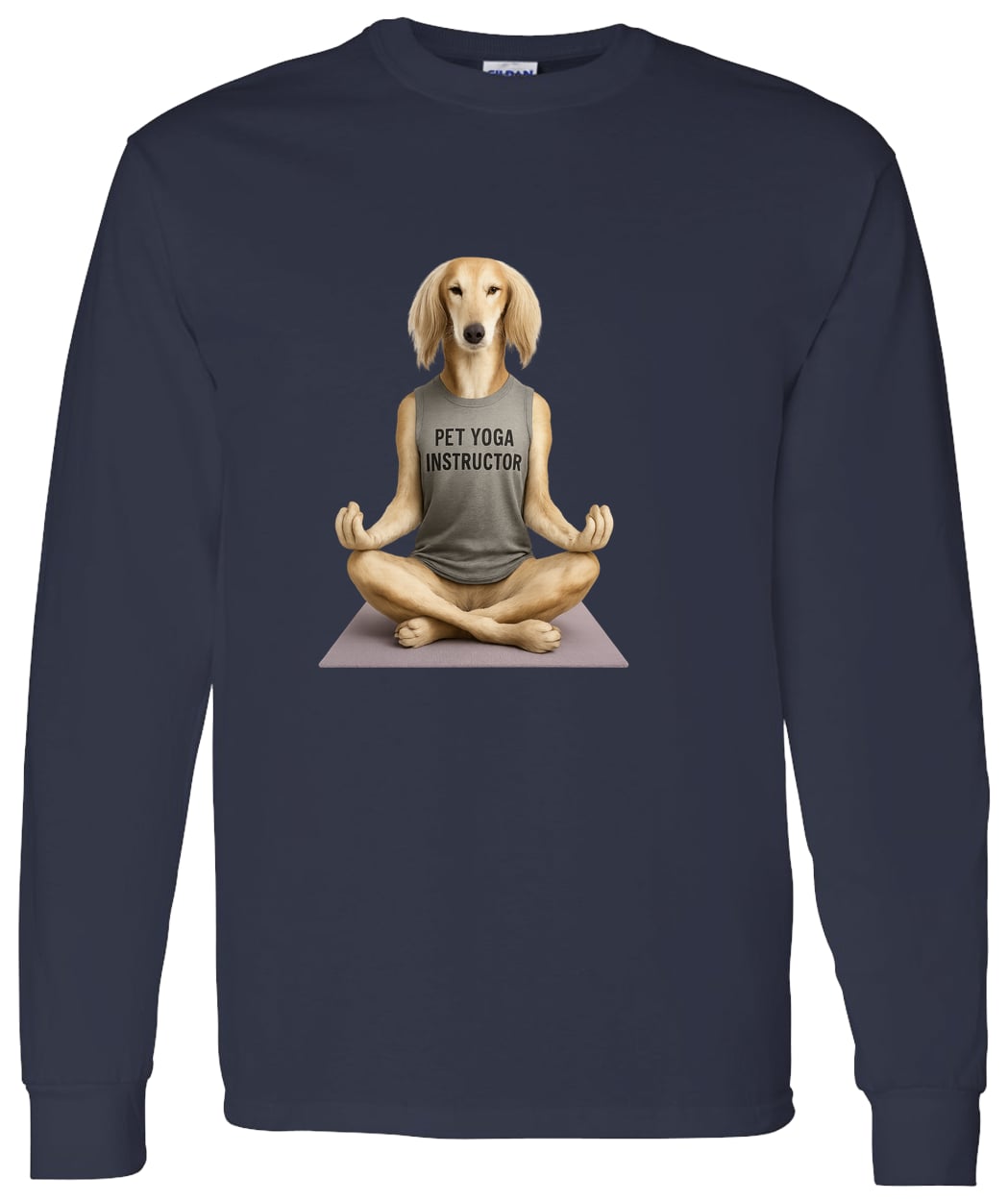 G540 LS T-Shirt 5.3 oz. - Navy