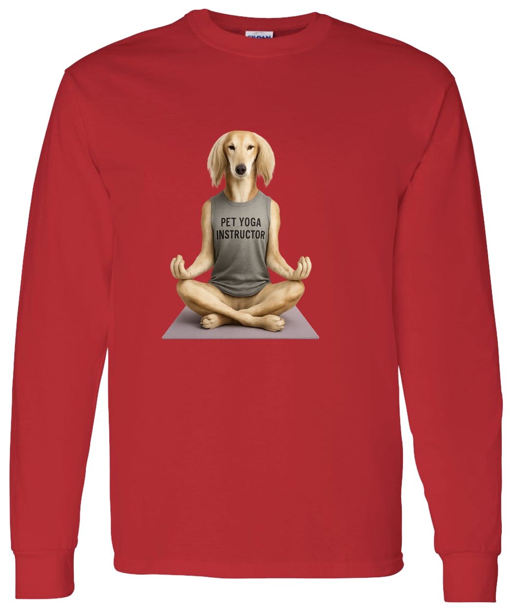 G540 LS T-Shirt 5.3 oz. - Red