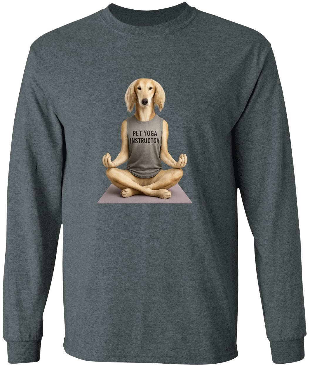 G540 LS T-Shirt 5.3 oz. - Dark Heather