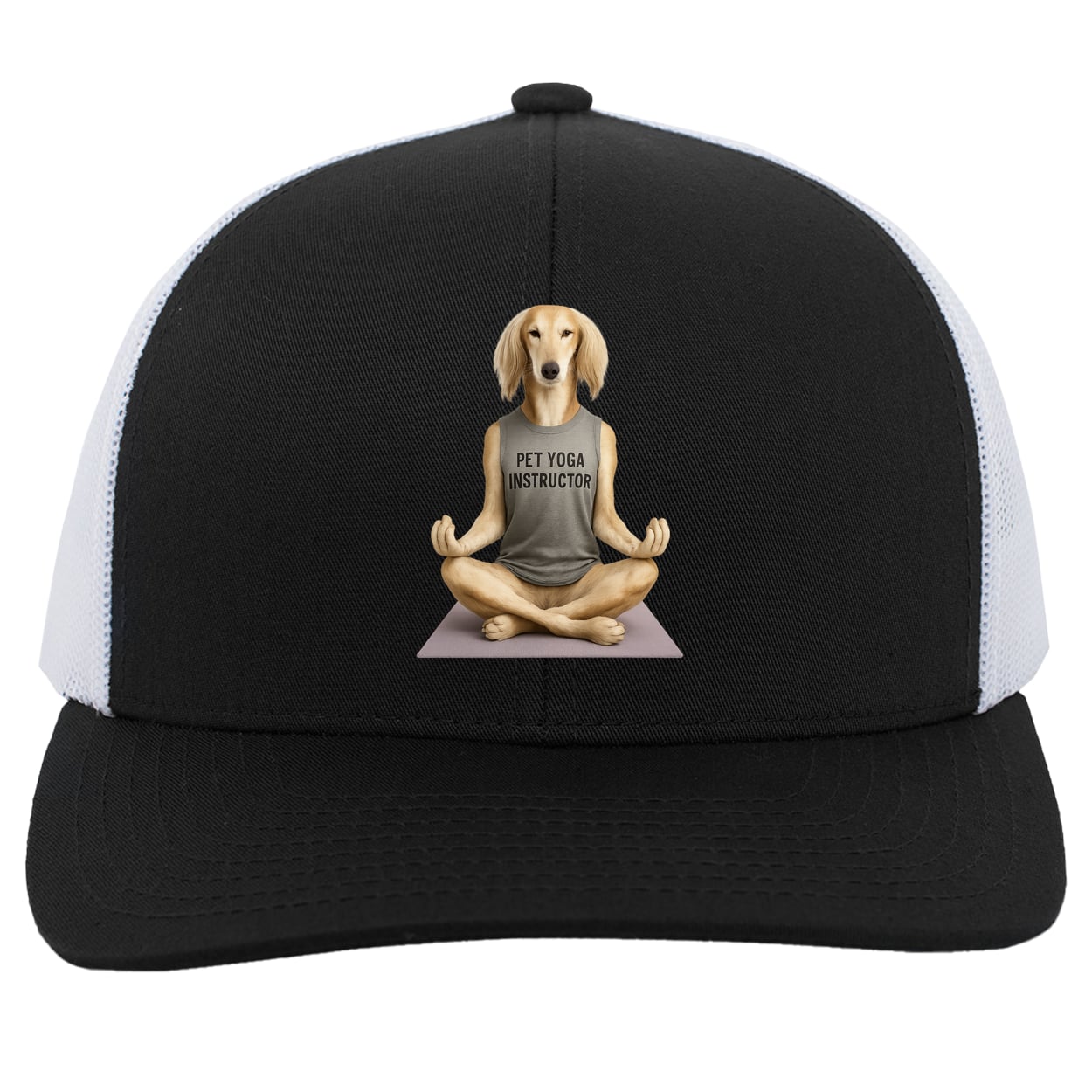 104C Trucker Snap Back - Black/White