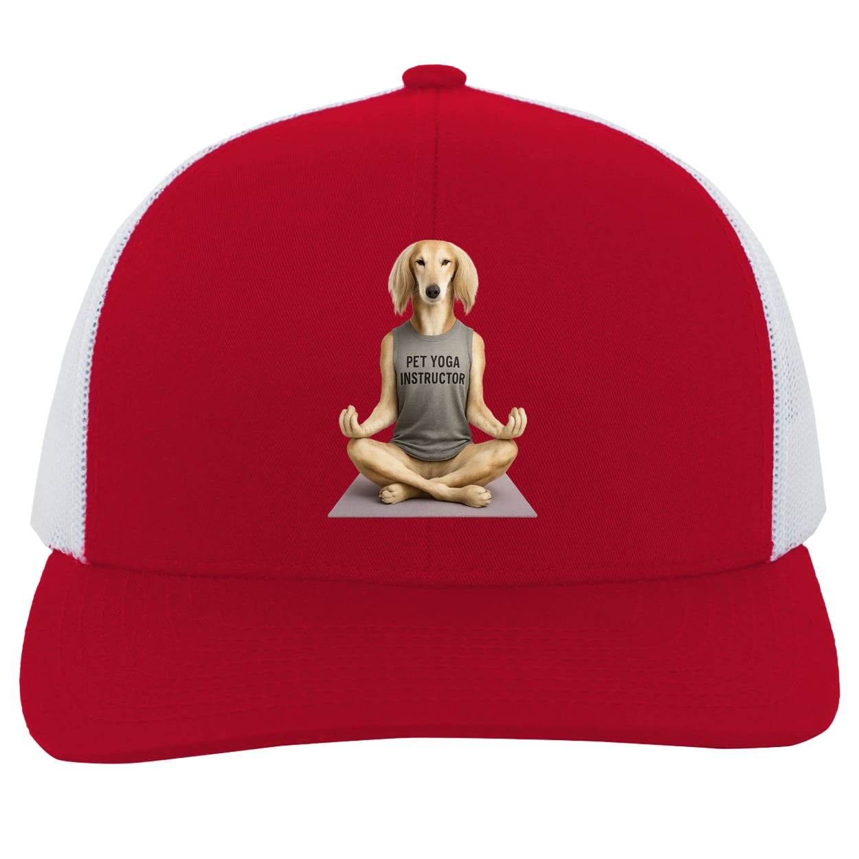 104C Trucker Snap Back - Red/White