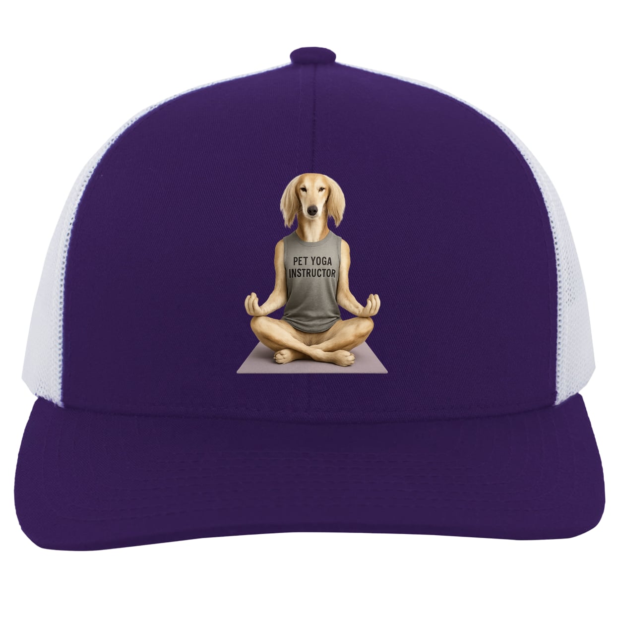104C Trucker Snap Back - Purple/White