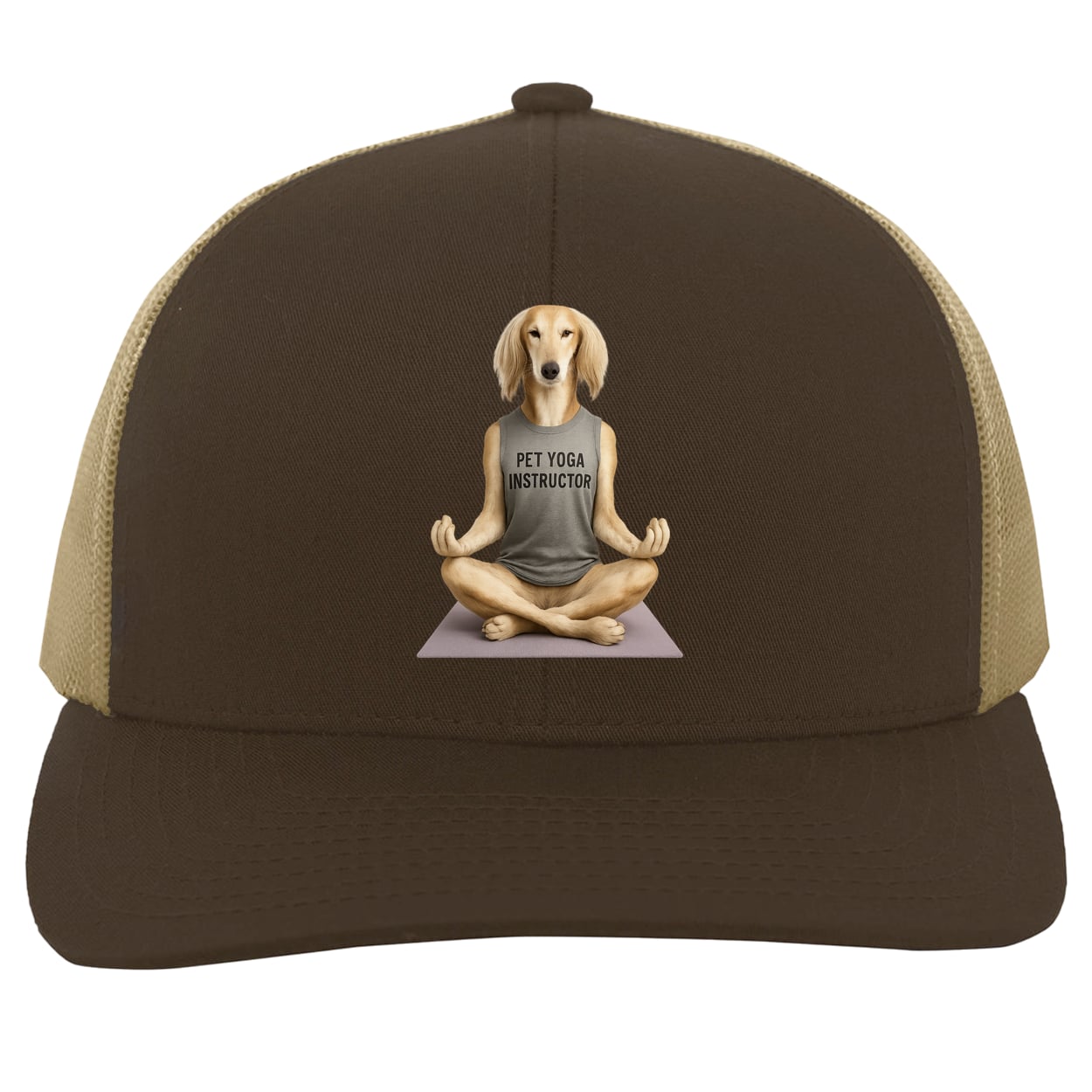 104C Trucker Snap Back - Brown/Khaki