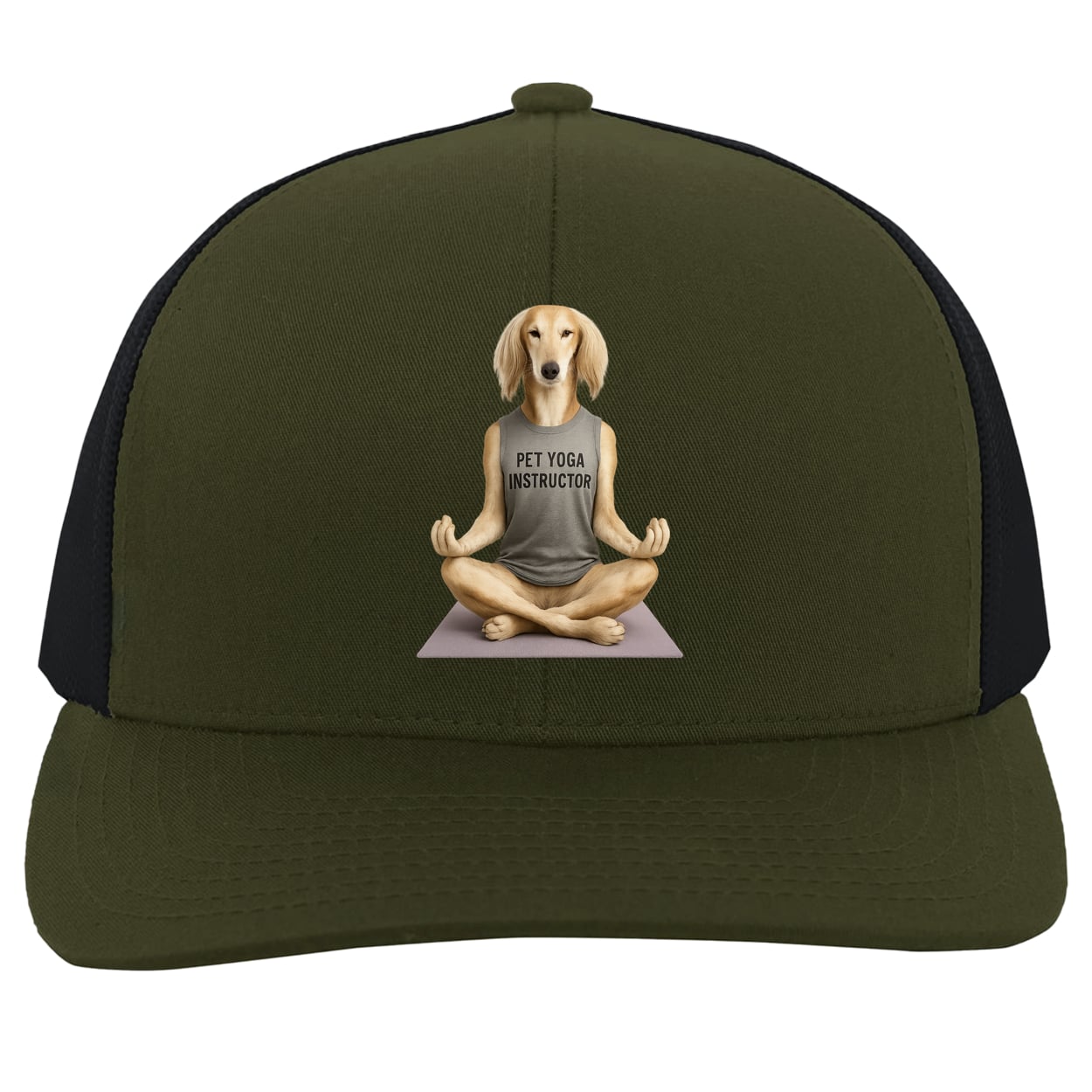 104C Trucker Snap Back - Moss/Charcoal