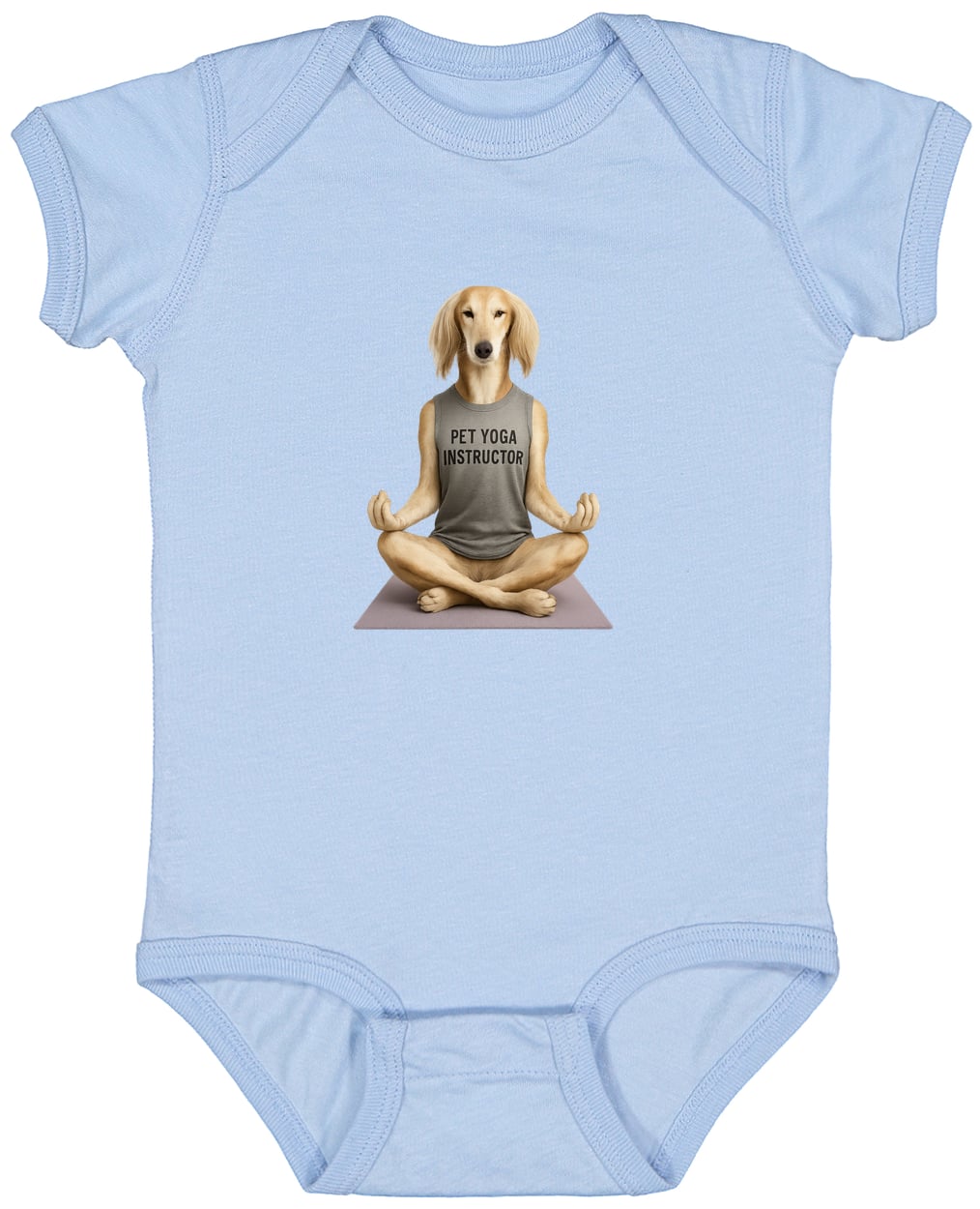 4424 Infant Fine Jersey Bodysuit - Light Blue
