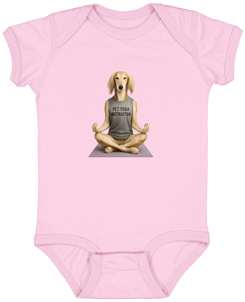 4424 Infant Fine Jersey Bodysuit - Pink