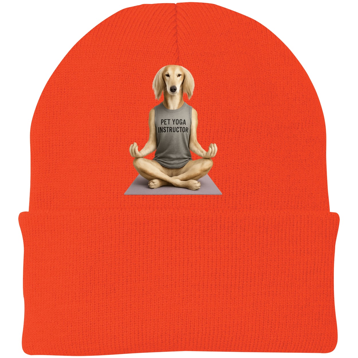 CP90 Port & Company Knit Beanie - Athletic Orange