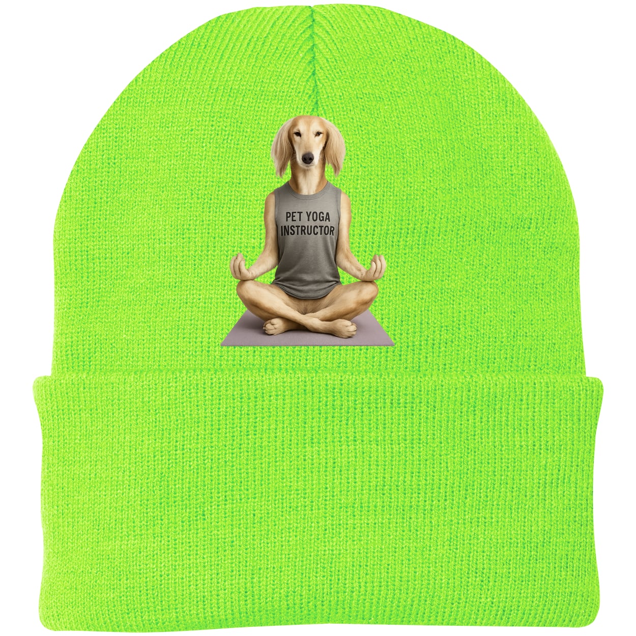 CP90 Port & Company Knit Beanie - Neon Green