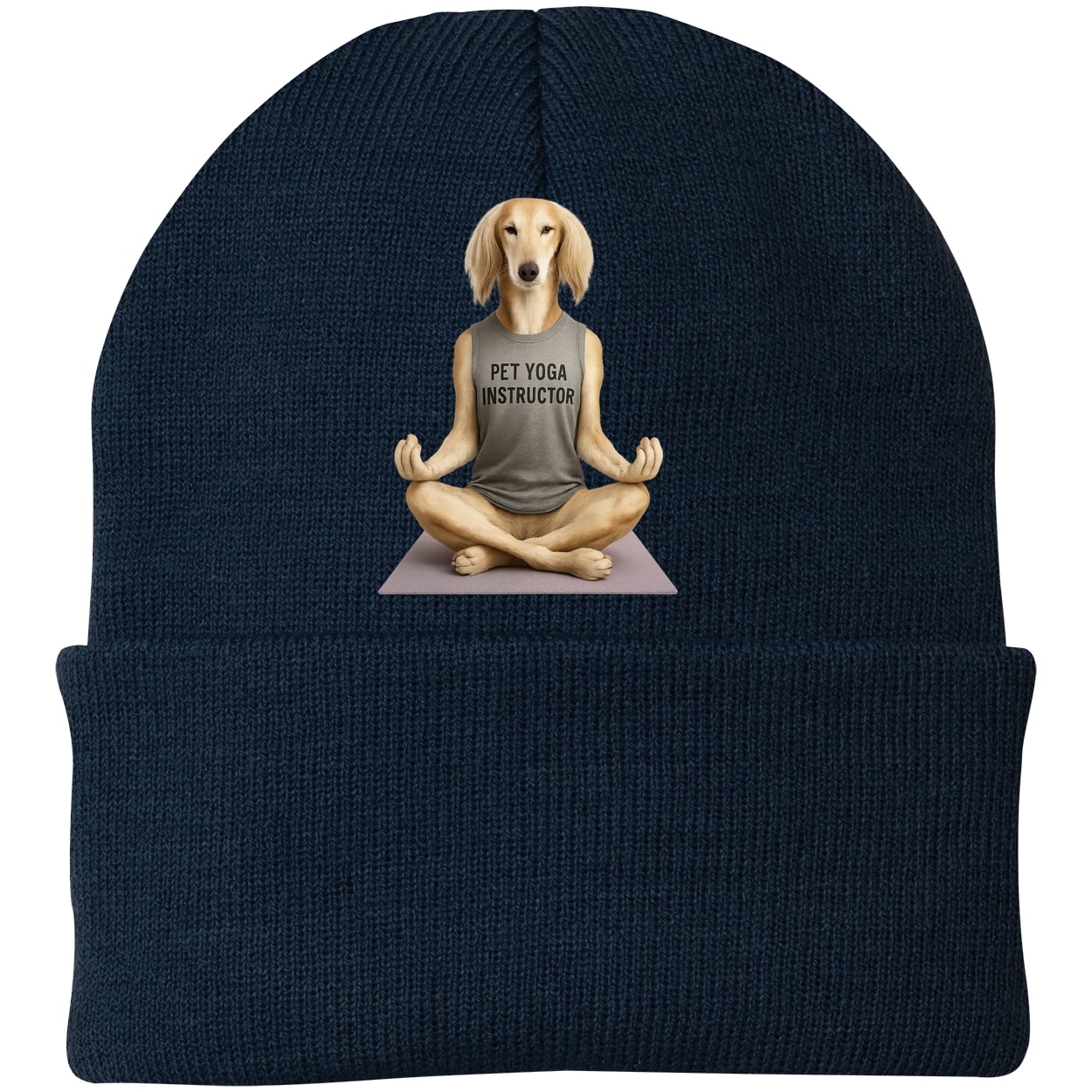 CP90 Port & Company Knit Beanie - Navy
