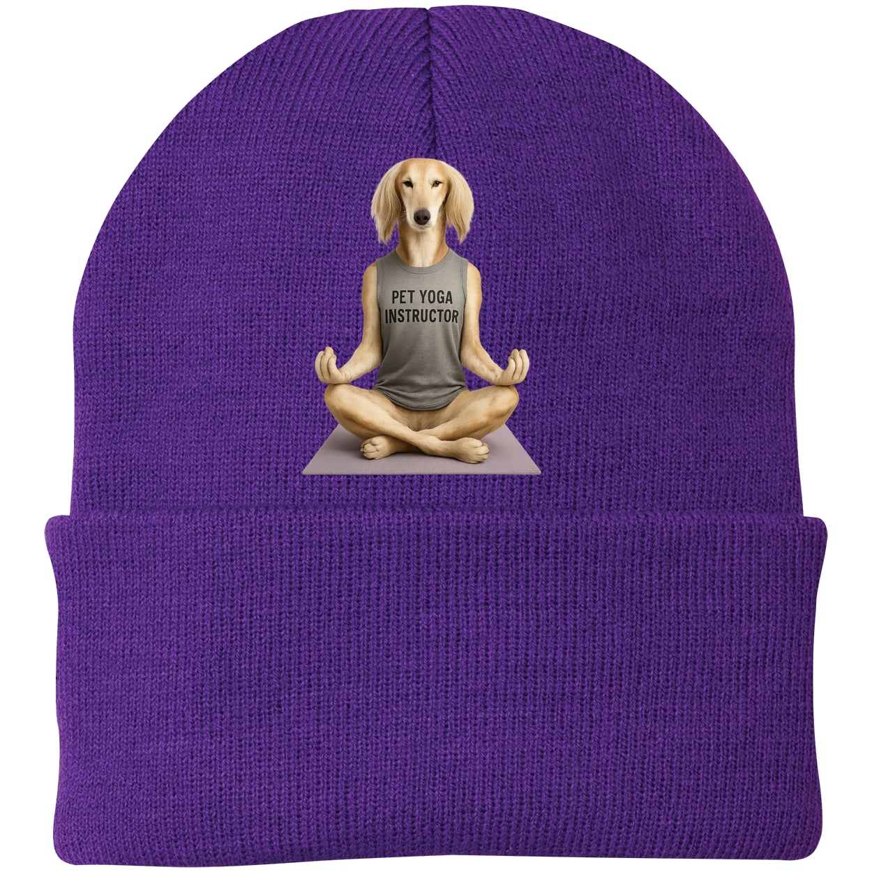 CP90 Port & Company Knit Beanie - Athletic Purple