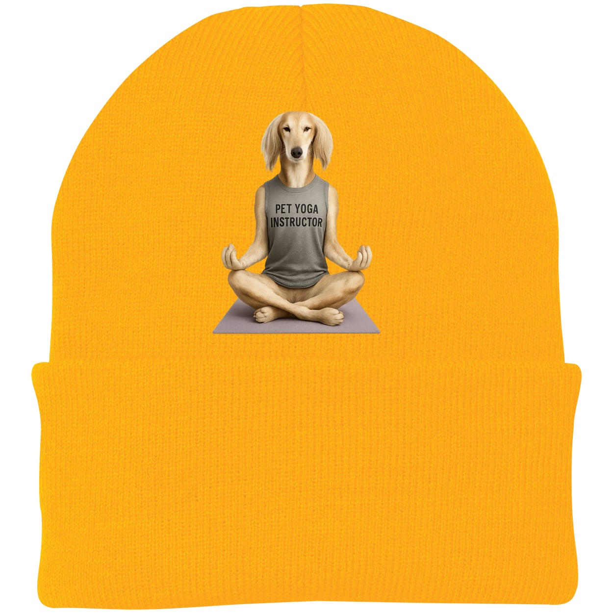 CP90 Port & Company Knit Beanie - Athletic Gold