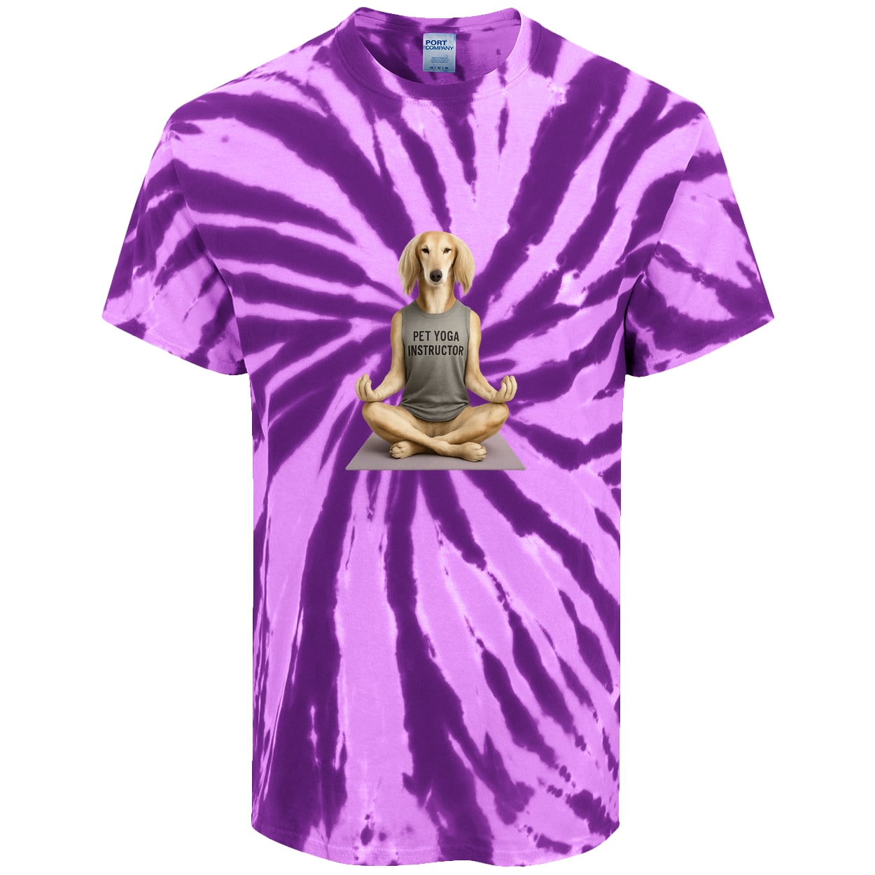 PC147 Port & Company Tie-Dye Tee - Purple