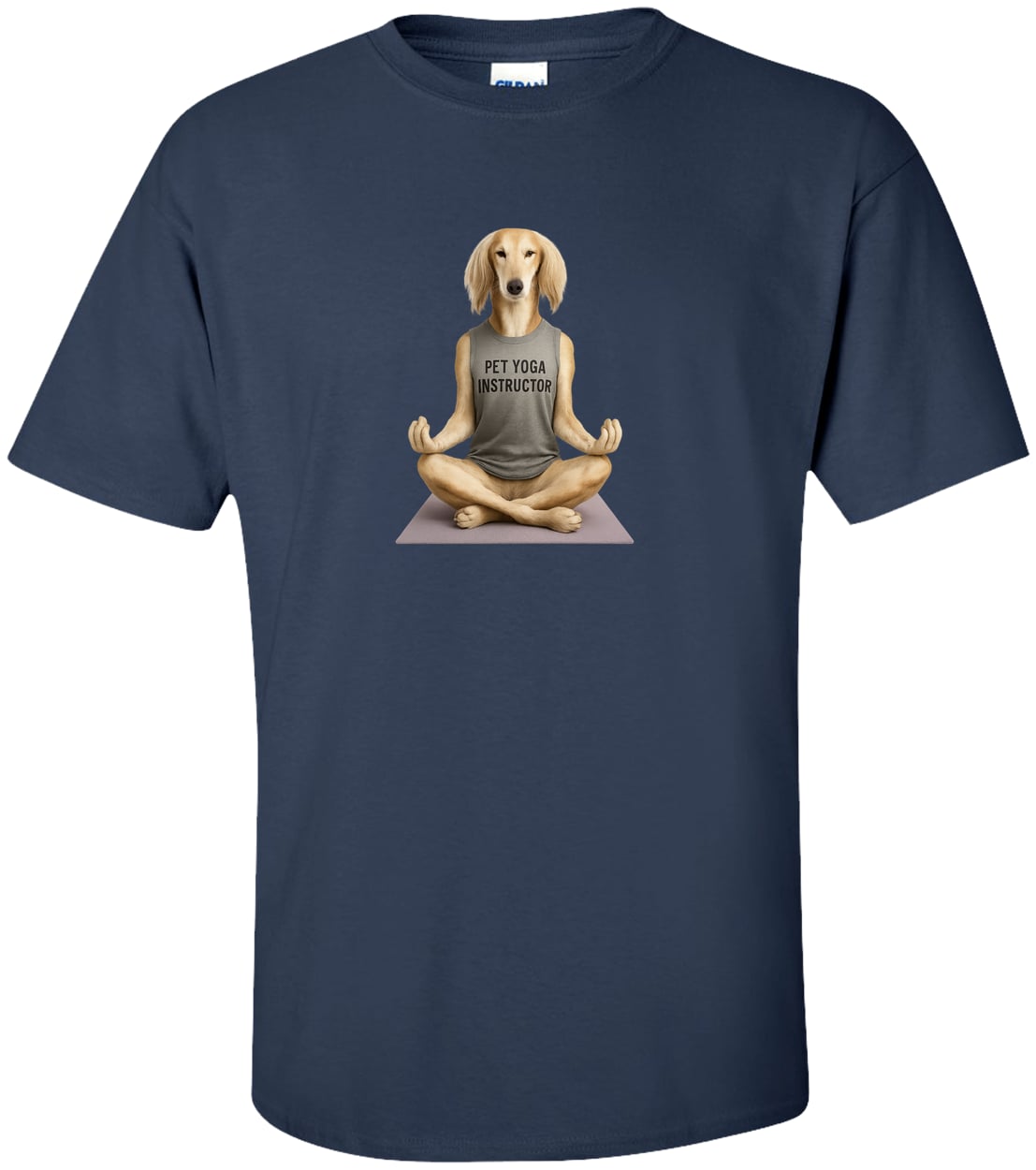 G200T Gildan Mens Tall Ultra Cotton Tee - Navy