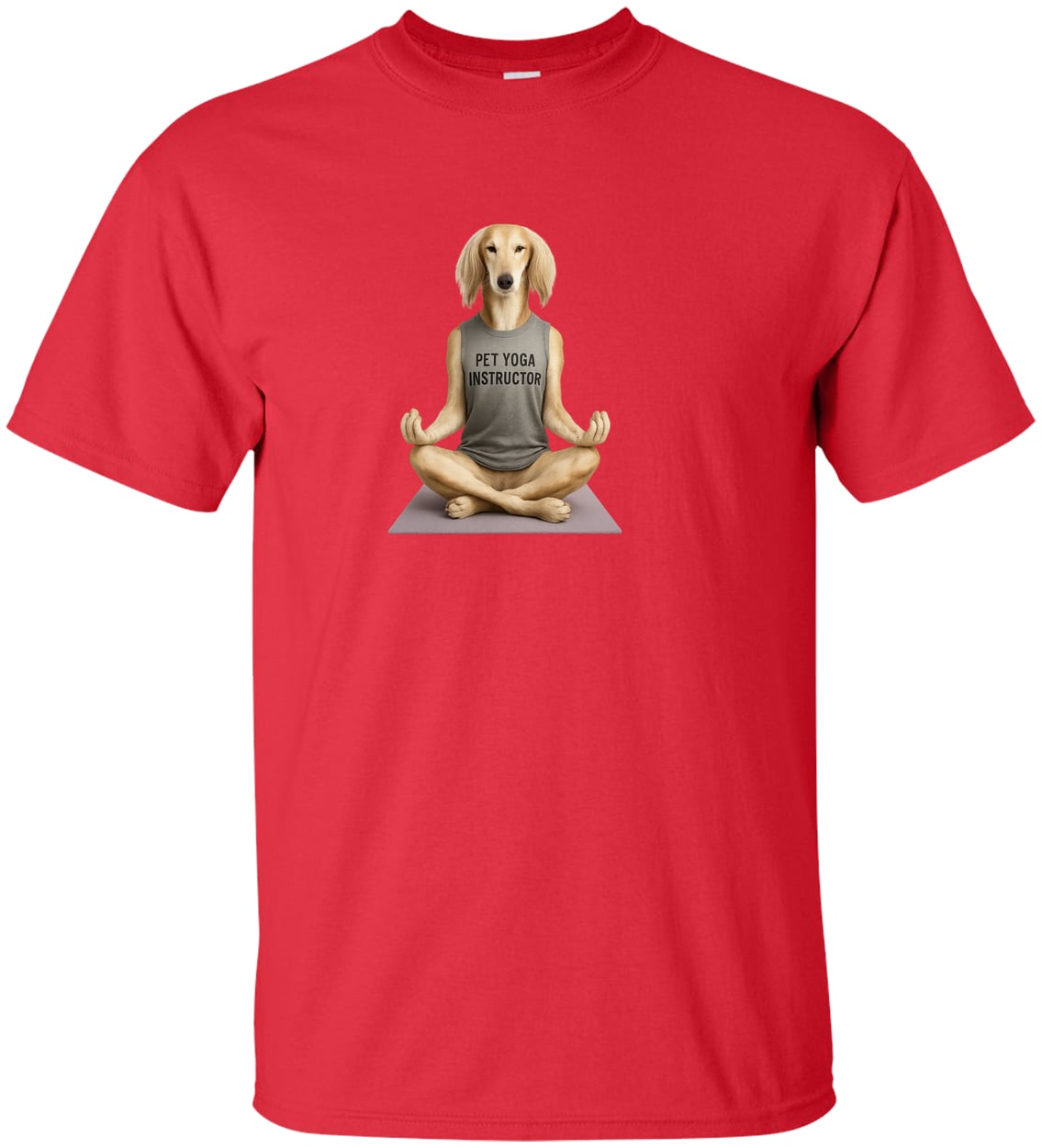 G200T Gildan Mens Tall Ultra Cotton Tee - Red