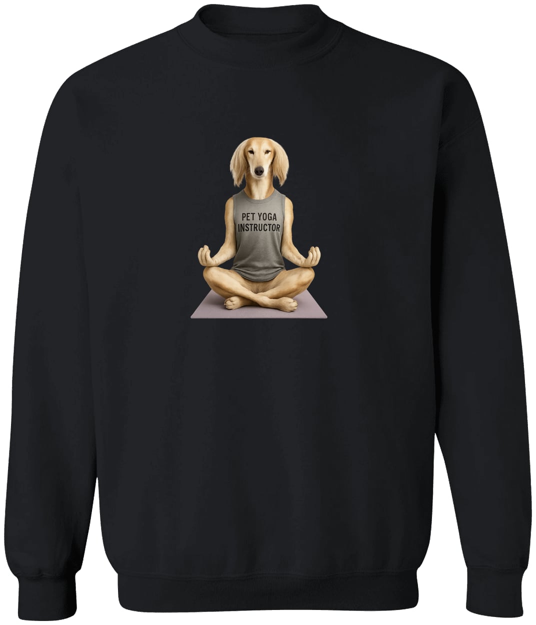 G180 Gildan Crewneck Pullover Sweatshirt - Black