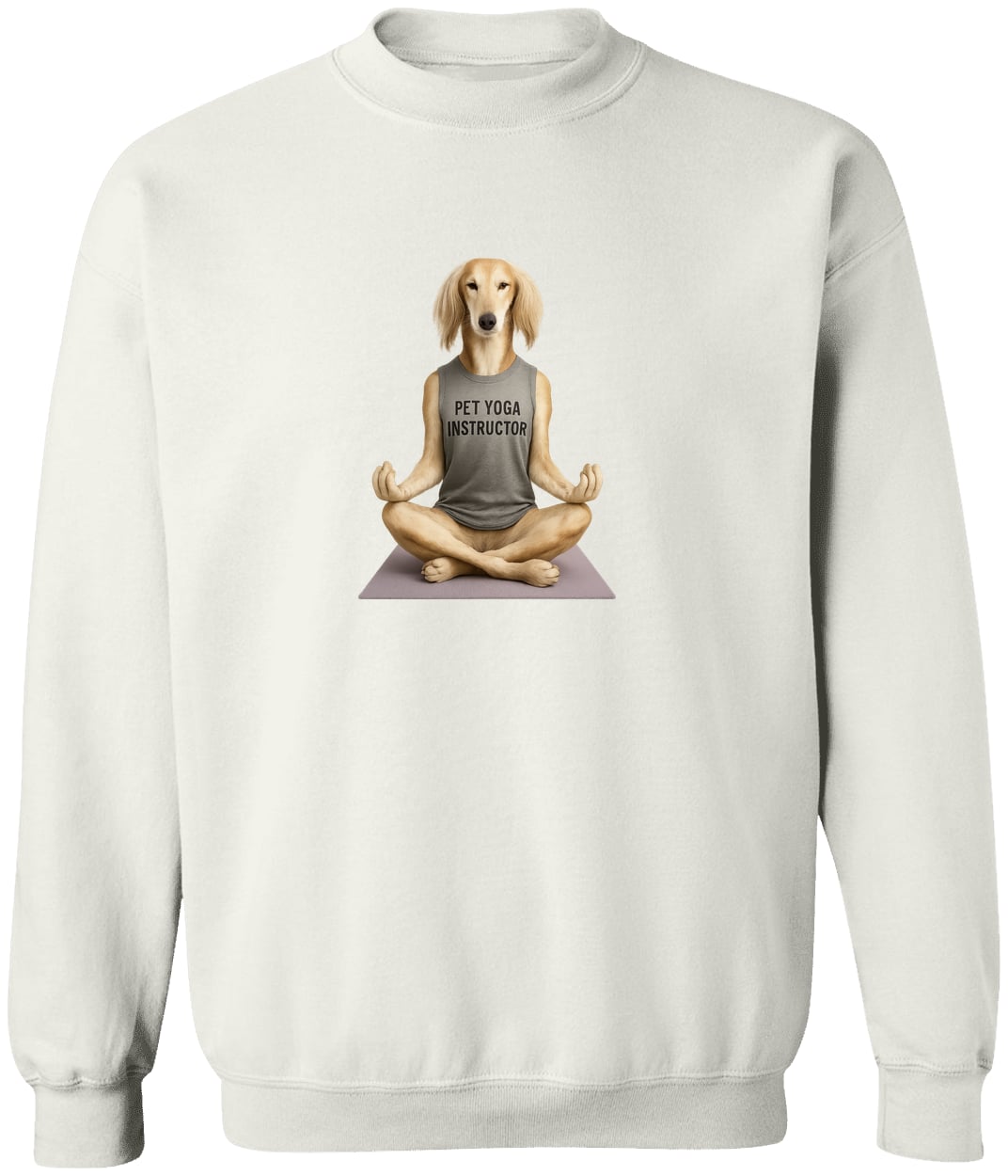 G180 Gildan Crewneck Pullover Sweatshirt - White