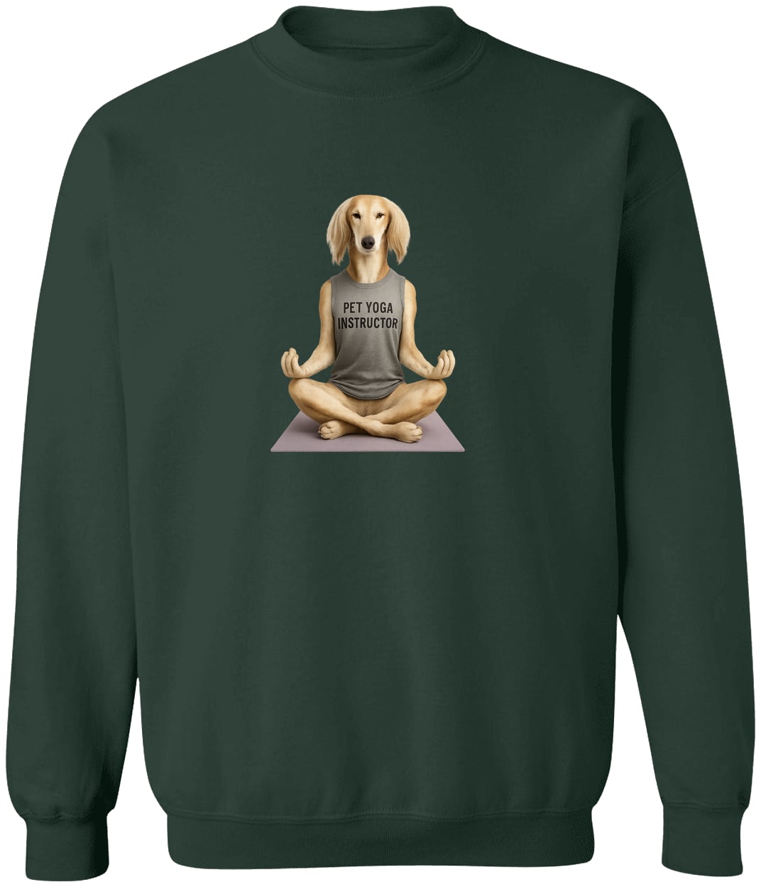 G180 Gildan Crewneck Pullover Sweatshirt - Forest Green