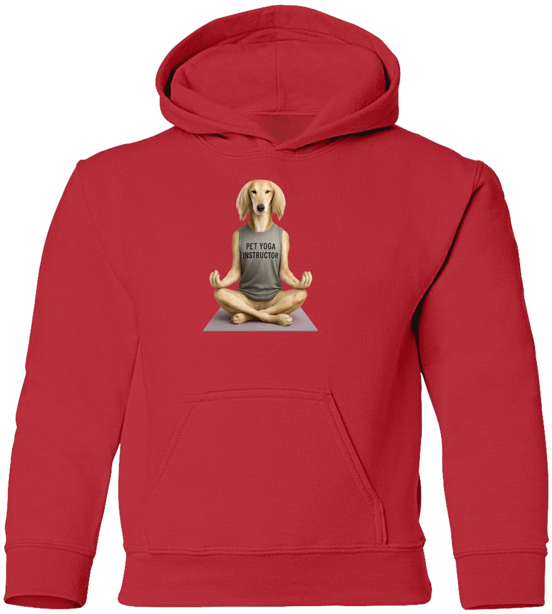 G185B Gildan Youth Pullover Hoodie - Red