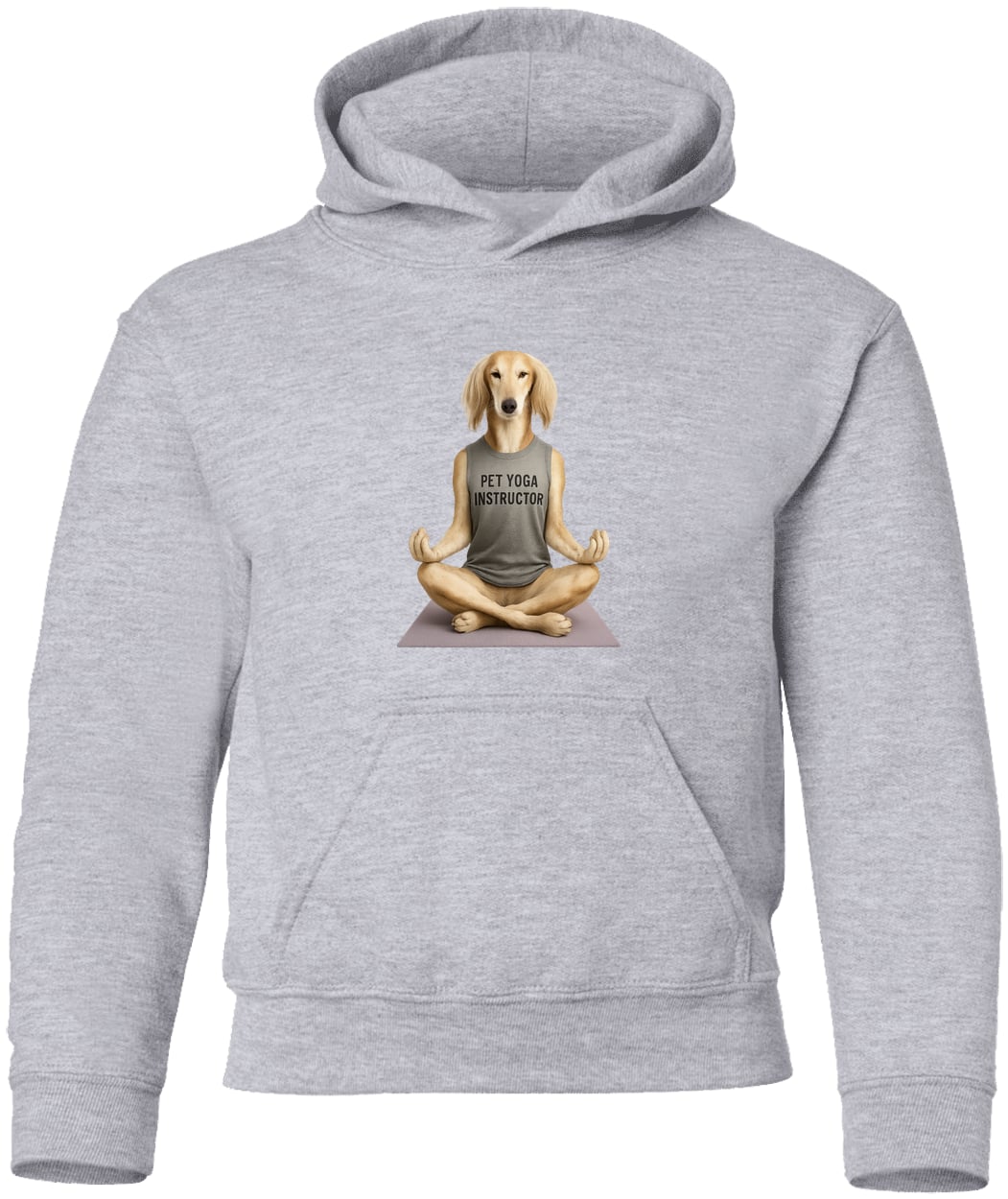 G185B Gildan Youth Pullover Hoodie - Sport Grey
