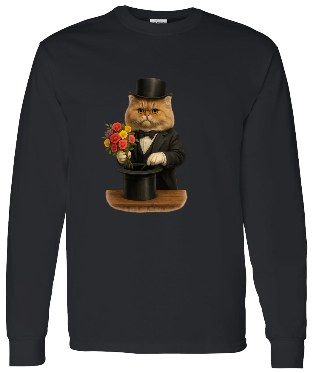 G540 LS T-Shirt 5.3 oz. - Black