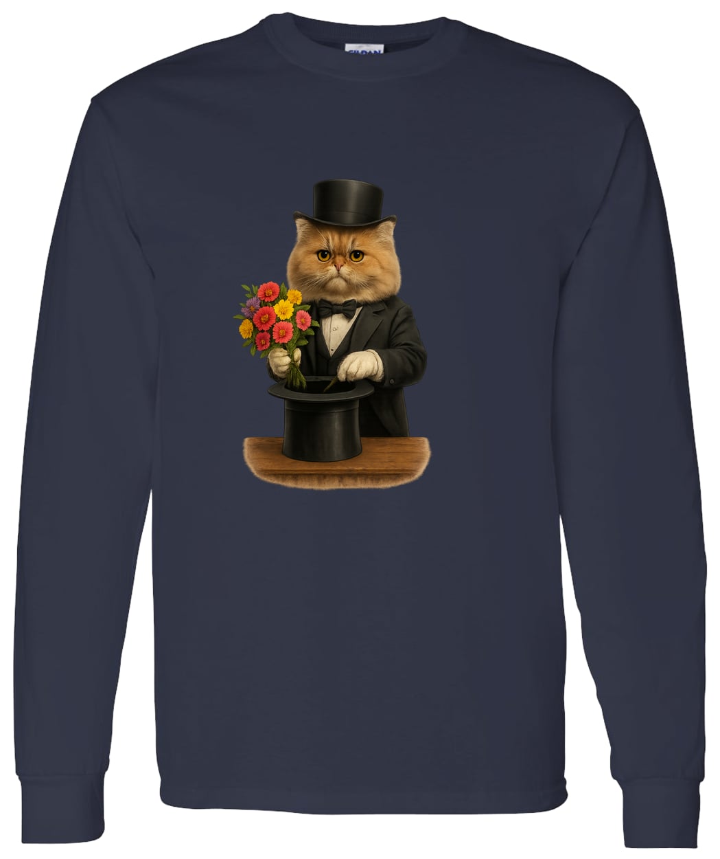 G540 LS T-Shirt 5.3 oz. - Navy