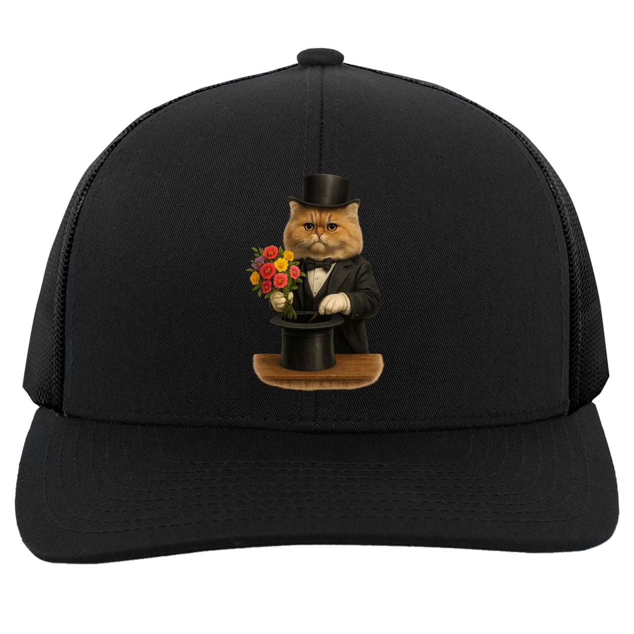 104C Trucker Snap Back - Black