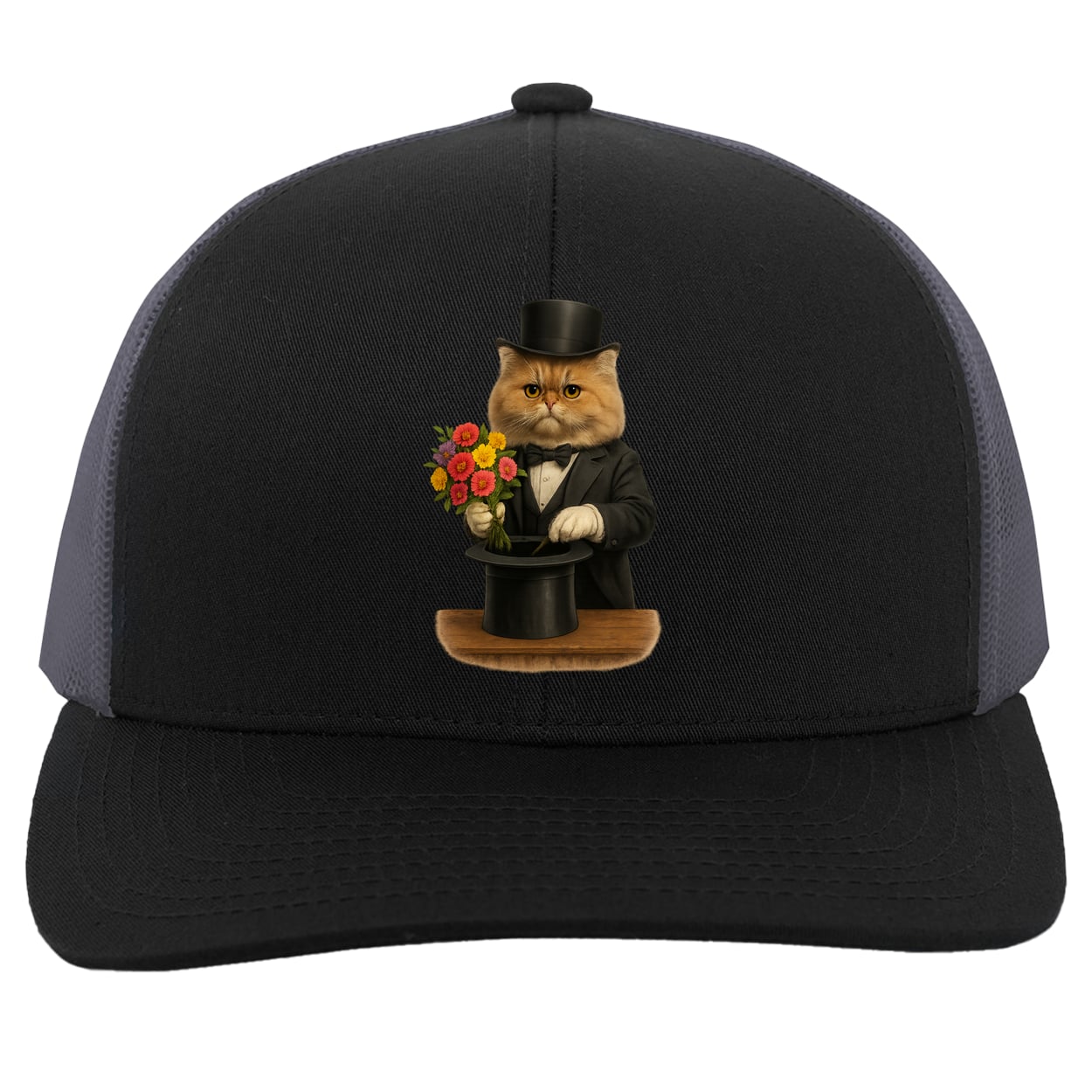 104C Trucker Snap Back - Black/Graphite