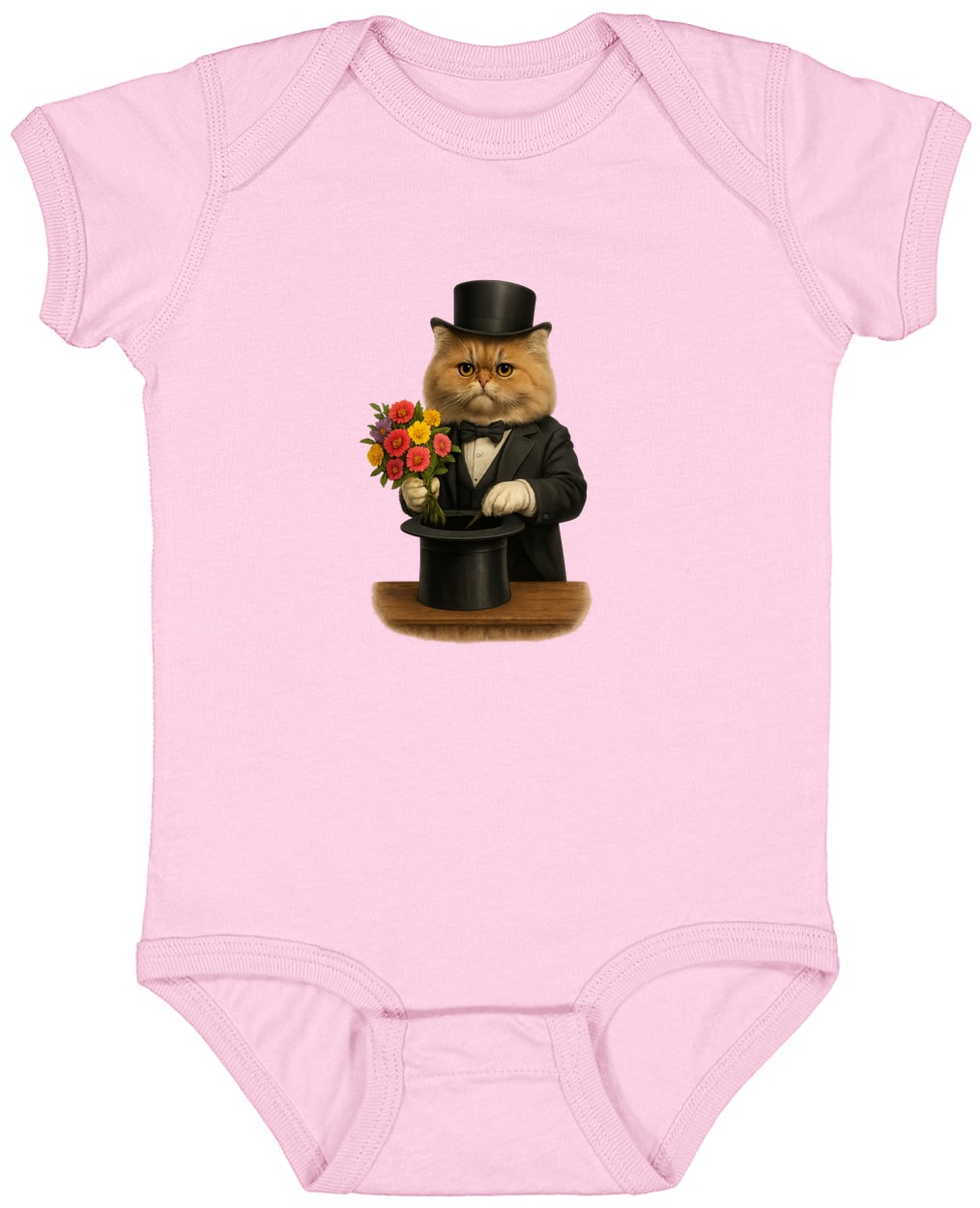 4424 Infant Fine Jersey Bodysuit - Pink