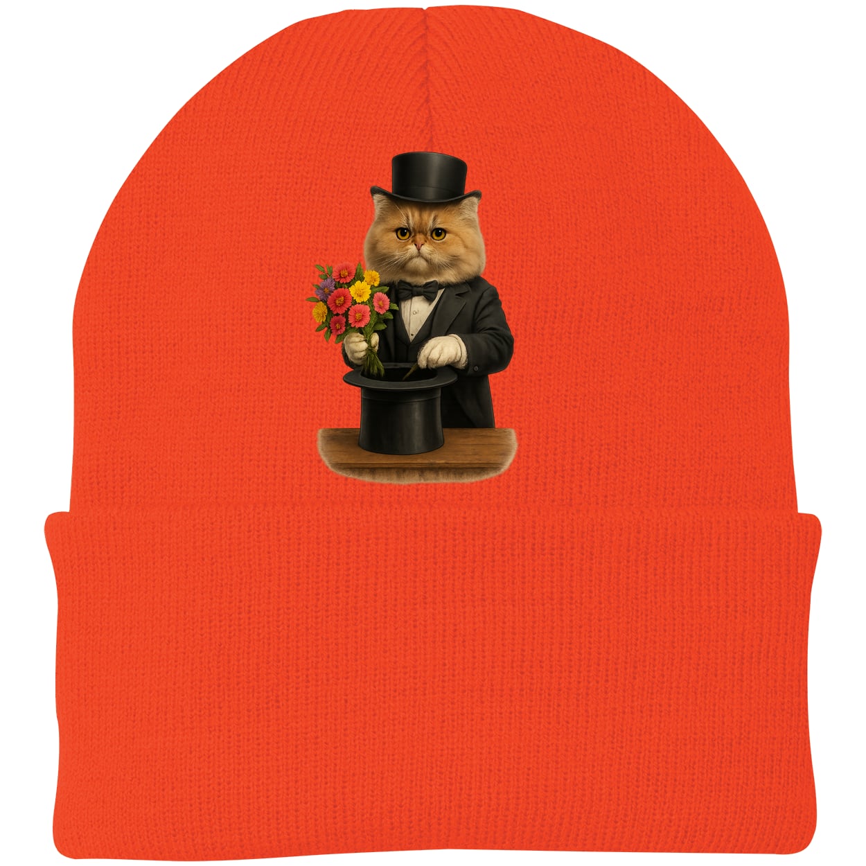 CP90 Port & Company Knit Beanie - Athletic Orange