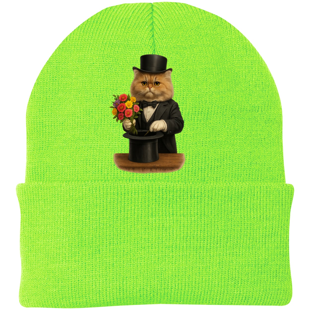 CP90 Port & Company Knit Beanie - Neon Green
