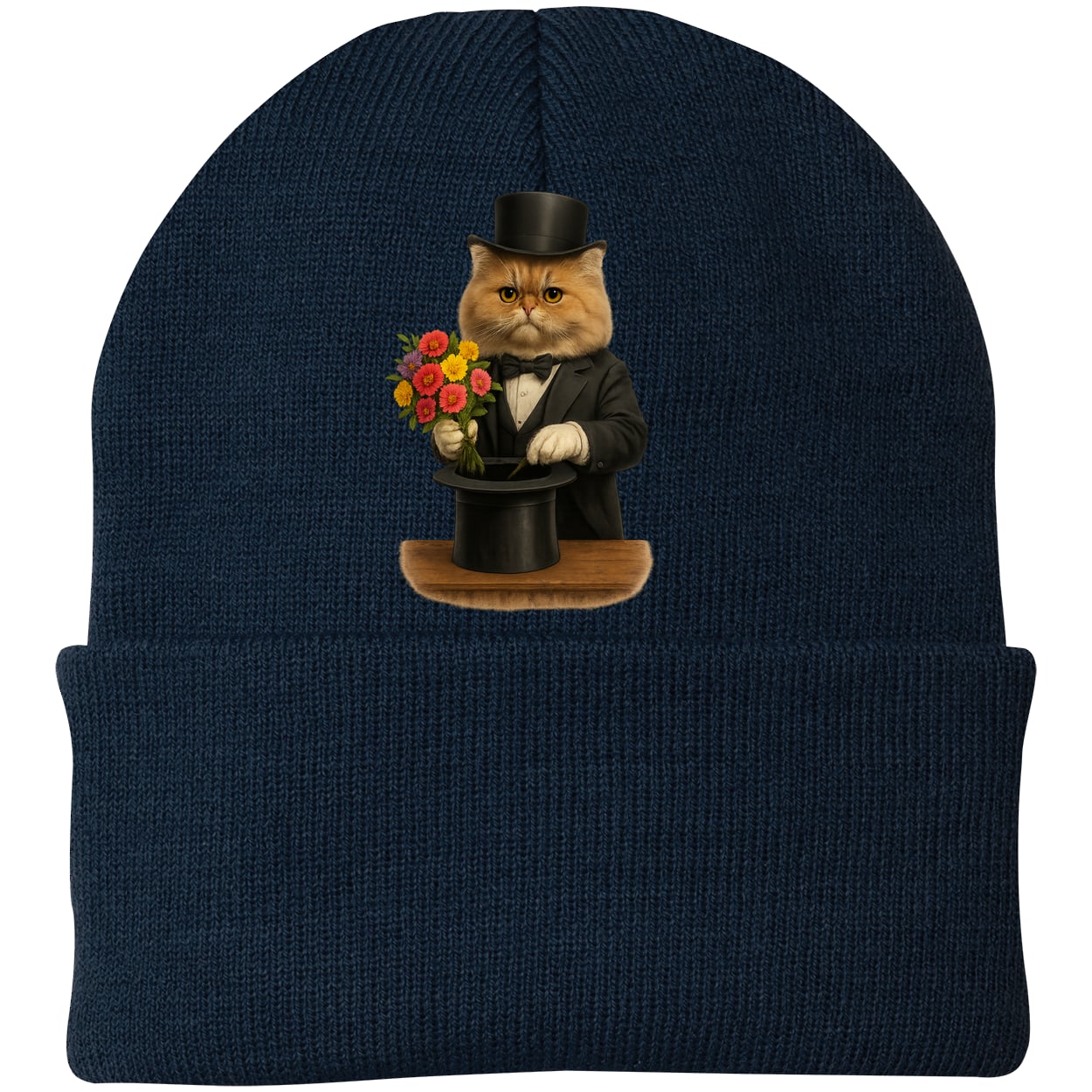 CP90 Port & Company Knit Beanie - Navy