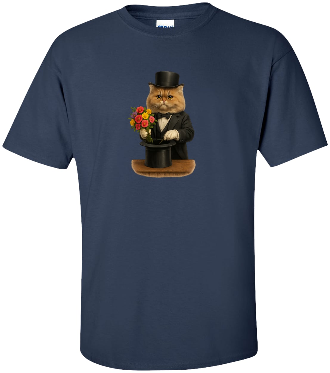 G200T Gildan Mens Tall Ultra Cotton Tee - Navy