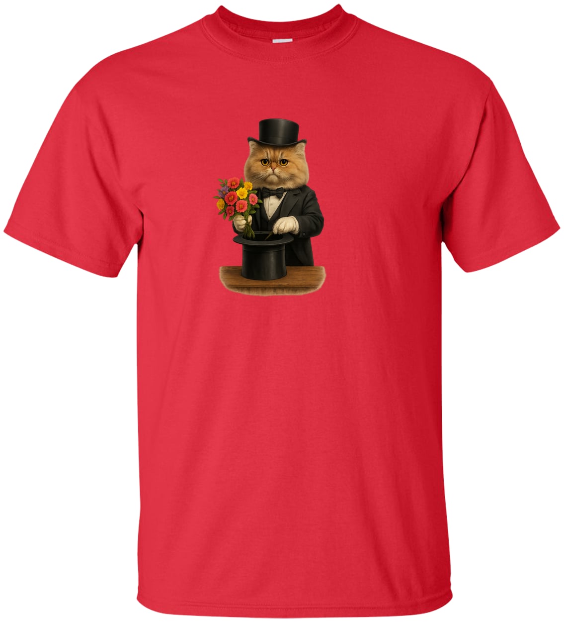 G200T Gildan Mens Tall Ultra Cotton Tee - Red