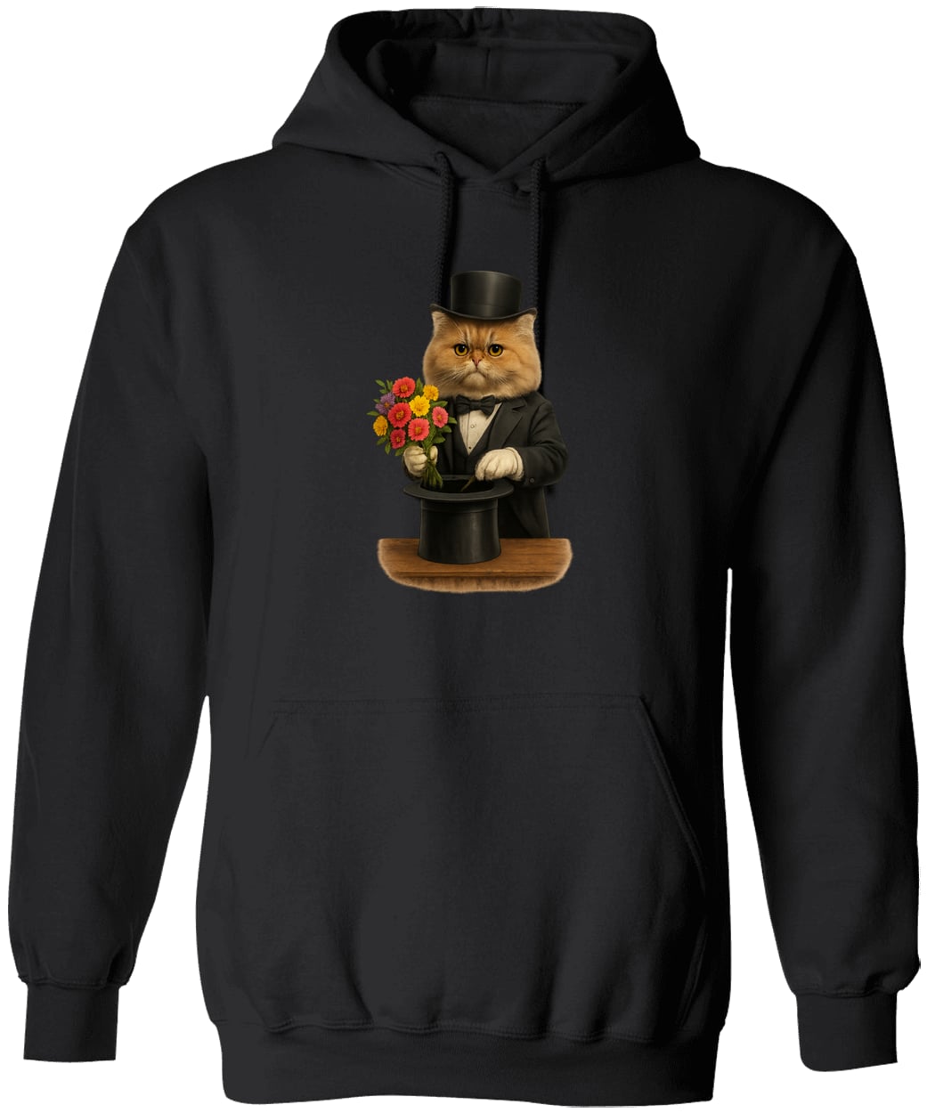 G185 Gildan Pullover Hoodie - Black