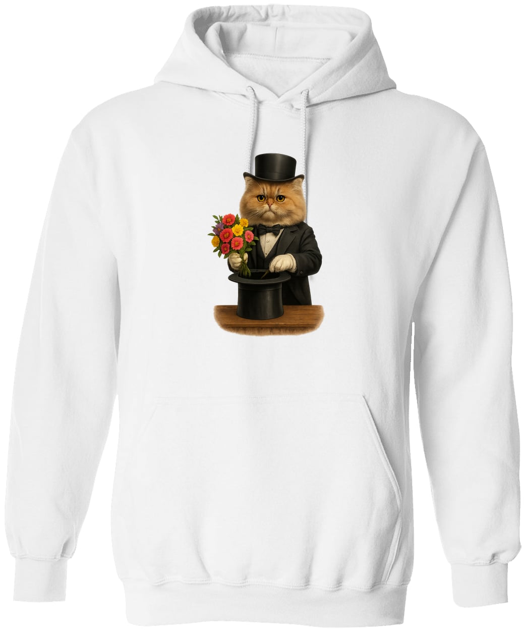G185 Gildan Pullover Hoodie - White