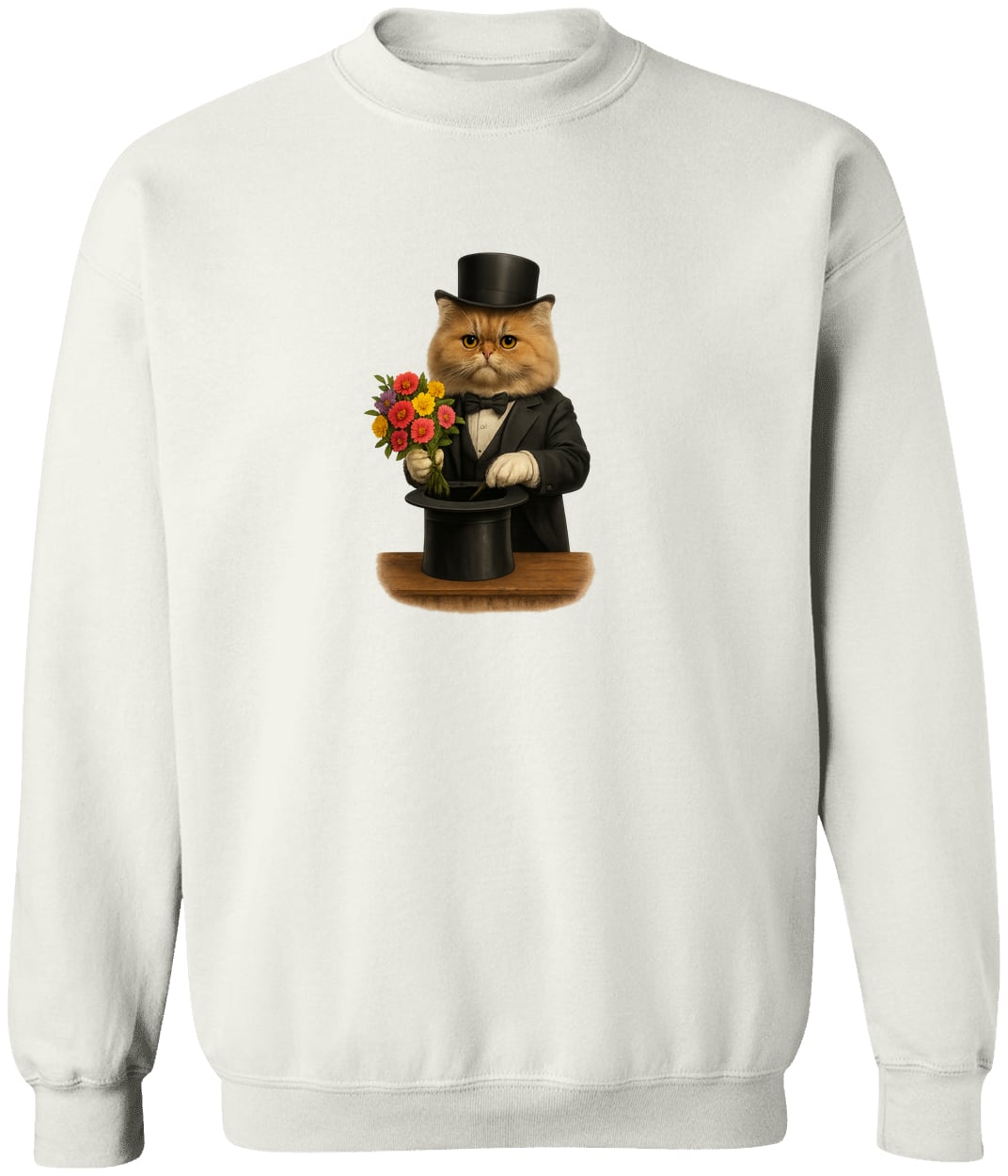 G180 Gildan Crewneck Pullover Sweatshirt - White