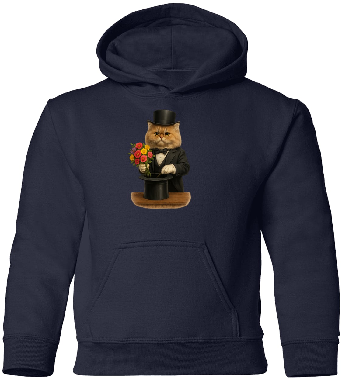 G185B Gildan Youth Pullover Hoodie - Navy