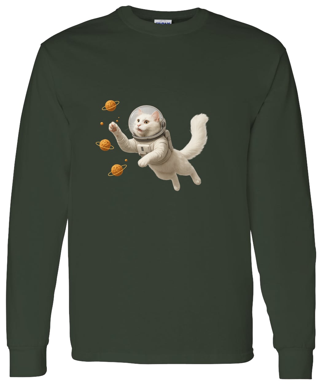 G540 LS T-Shirt 5.3 oz. - Forest Green
