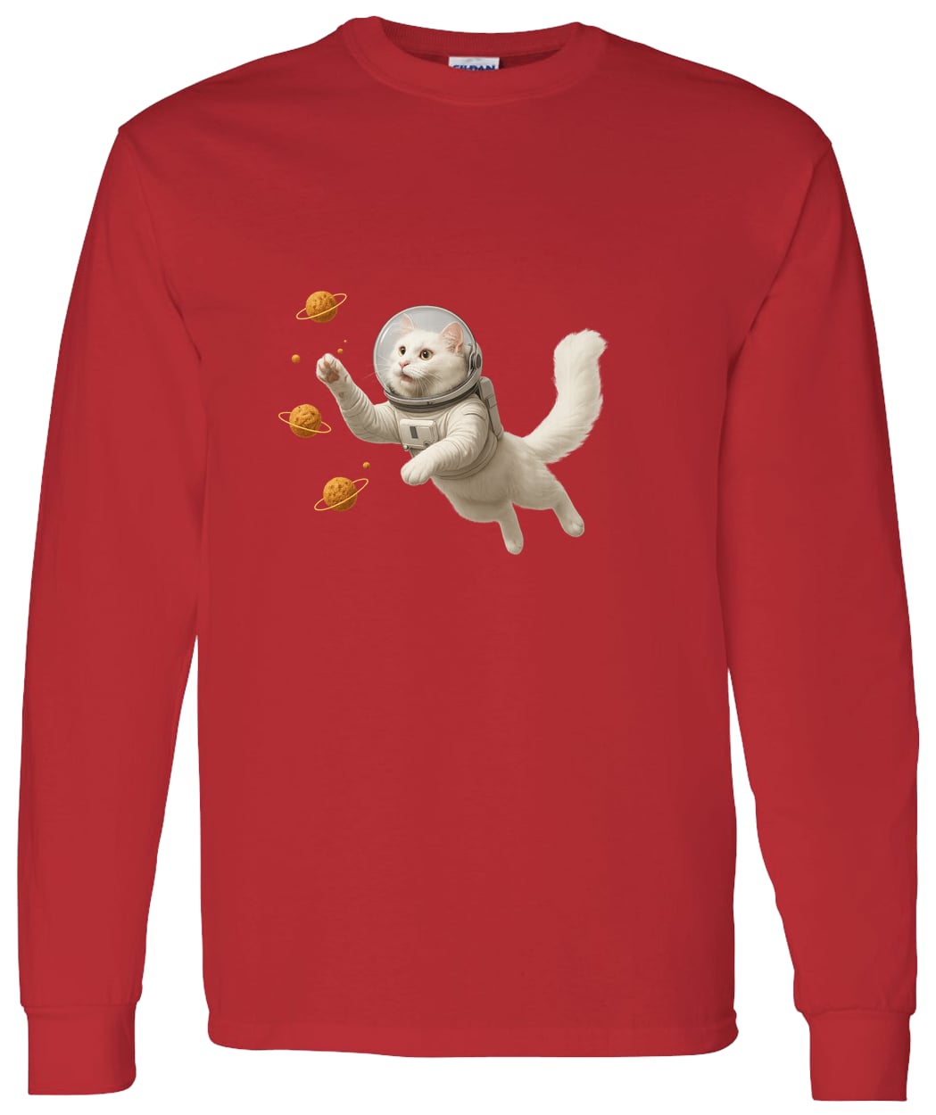 G540 LS T-Shirt 5.3 oz. - Red